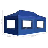 vidaXL Professional Folding Party Tent with Walls Aluminum