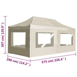 vidaXL Professional Folding Party Tent with Walls Aluminum