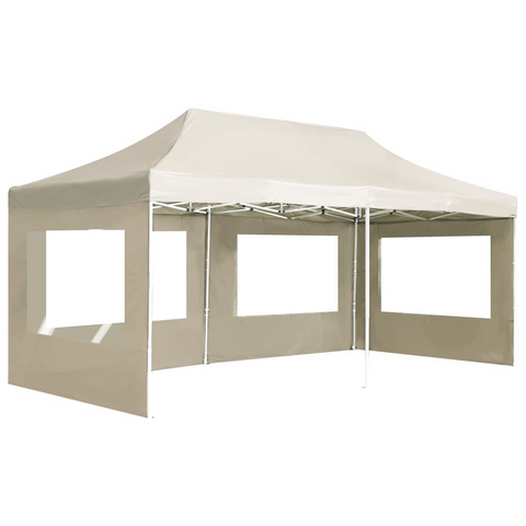 vidaXL Professional Folding Party Tent with Walls Aluminum