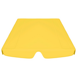 vidaXL Replacement Canopy for Garden Swing Yellow