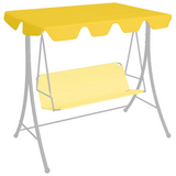 vidaXL Replacement Canopy for Garden Swing Yellow