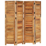 vidaXL Room Divider 66.1" Solid Wood Reclaimed - WhatYouNeedSales