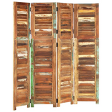 vidaXL Room Divider 66.1" Solid Wood Reclaimed - WhatYouNeedSales