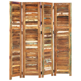 vidaXL Room Divider 66.1" Solid Wood Reclaimed - WhatYouNeedSales