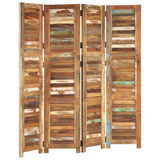 vidaXL Room Divider 66.1" Solid Wood Reclaimed - WhatYouNeedSales