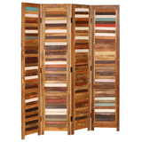 vidaXL Room Divider Solid Reclaimed Wood 66.9" - WhatYouNeedSales