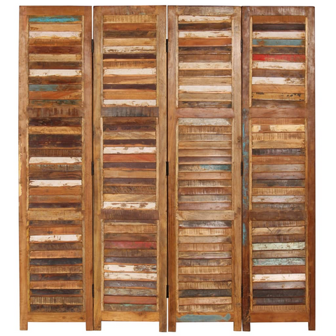 vidaXL Room Divider Solid Reclaimed Wood 66.9" - WhatYouNeedSales