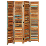 vidaXL Room Divider Solid Reclaimed Wood 66.9" - WhatYouNeedSales