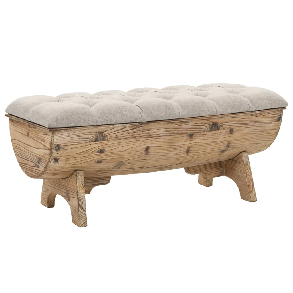 vidaXL Storage Bench 40.6" Solid Wood Fir - WhatYouNeedSales