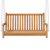 vidaXL Swing Bench Solid Teak Wood 44.9’x23.6’x25.2’