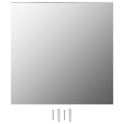 vidaXL Wall Mirror 15.7"x15.7" Square Glass - WhatYouNeedSales