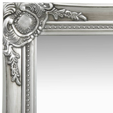 vidaXL Wall Mirror Baroque Style 15.7"x15.7"Silver - WhatYouNeedSales