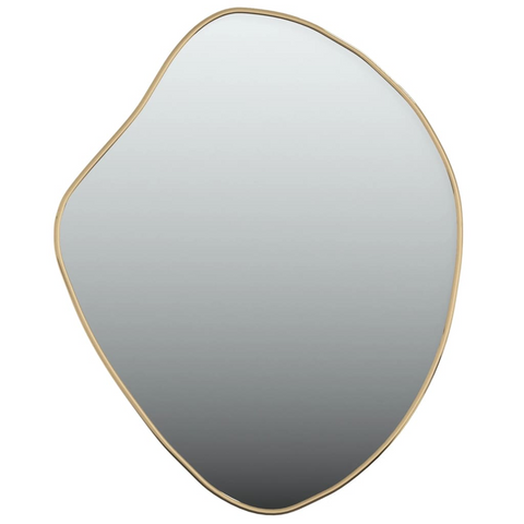 vidaXL Wall Mirror Gold 19.7"x15.7" - WhatYouNeedSales