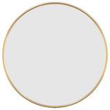 vidaXL Wall Mirror Gold Ø 15.7" Round - WhatYouNeedSales