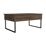 Viena Lift Top Coffee Table, Flexible Shelf, Two Legs - WhatYouNeedSales