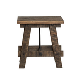 Walden End Table - Rustic and Transitional Style