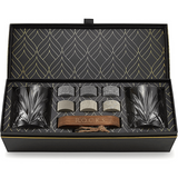 Whiskey Chilling Stones Gift Set With 2 Palm Crystal