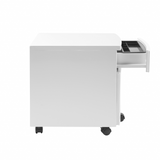 White Two Drawer Rolling Filing Cabinet - WhatYouNeedSales