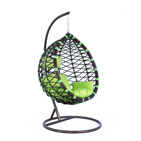 Wicker Hanging Egg Swing Chair - Indoor/Outdoor