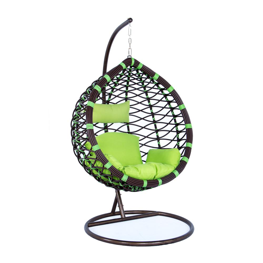 Wicker Hanging Egg Swing Chair - Indoor/Outdoor