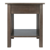 Winsome Wood Stafford End Table Oyster Gray - Classic