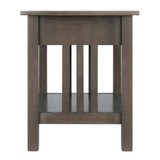 Winsome Wood Stafford End Table Oyster Gray - Classic