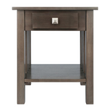 Winsome Wood Stafford End Table Oyster Gray - Classic