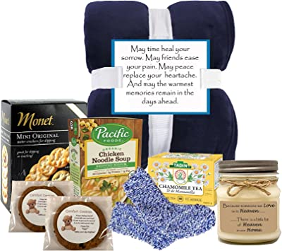 With Heartfelt Sympathy Gift Box - sympathy gift baskets - sympathy baskets - condolences gift basket for loss - WhatYouNeedSales