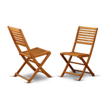 Wooden Patio Set Natural Oil | BSBS72CANA