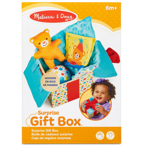 Wooden Surprise Gift Box - Interactive Toy for Infants