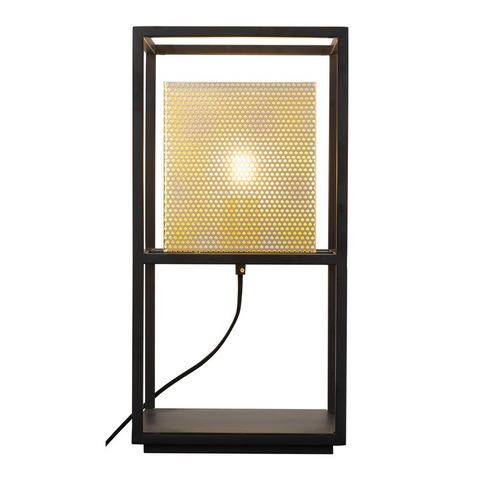 Yves Table Lamp Gold & Black - WhatYouNeedSales