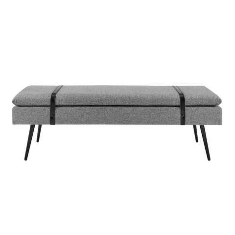 Zuney Fabric Bench - WhatYouNeedSales