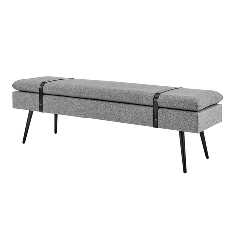 Zuney Fabric Bench - WhatYouNeedSales